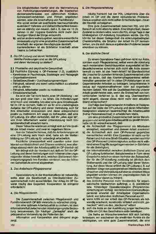 Vorschauseite 3: Qualität der Arbeit im OP