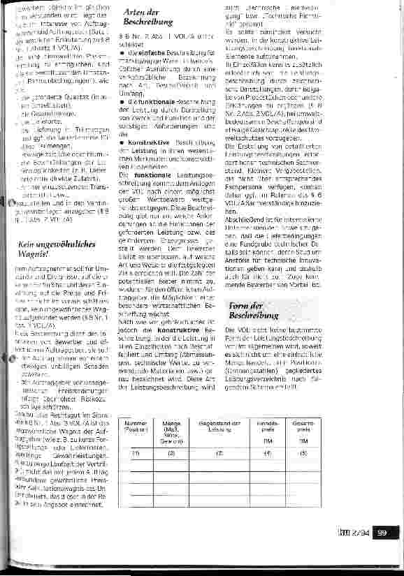 Vorschauseite 3: Von der Ausschreibung (A) zur Auswertung der Angebote Regelungen der Verdingungsordnung für Leistungen