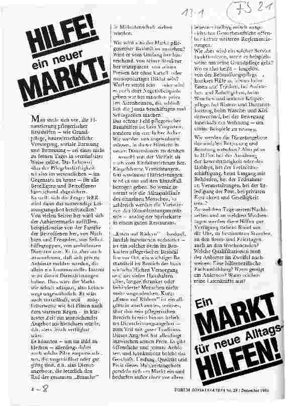 Vorschauseite 1: Hilfe! Ein neuer Markt!