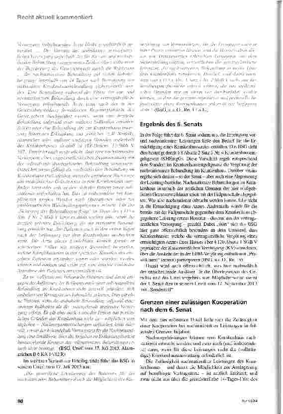 Vorschauseite 3: Nachstationäre Behandlung