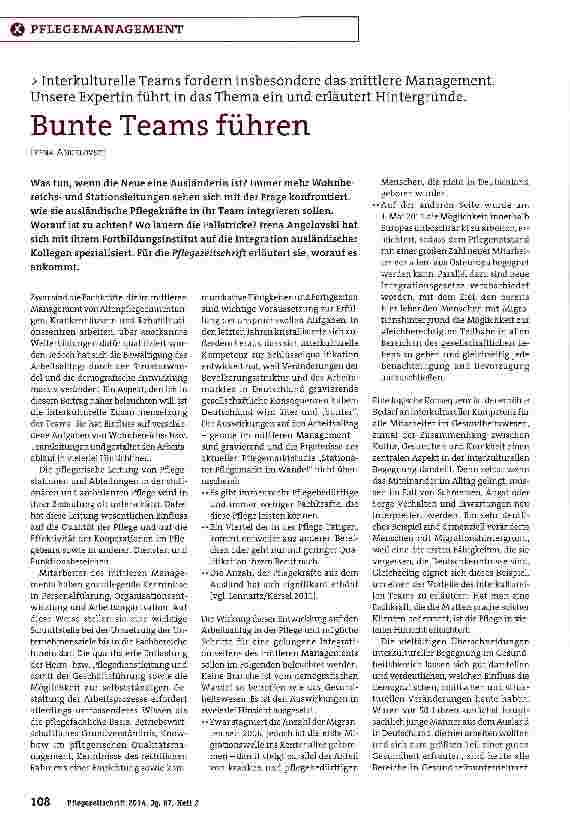 Vorschauseite 1: Bunte Teams führen