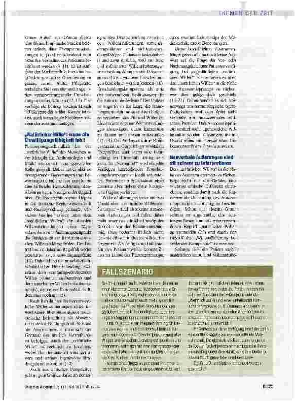 Vorschauseite 2: Der „natürliche Wille und seine ethische Einordnung