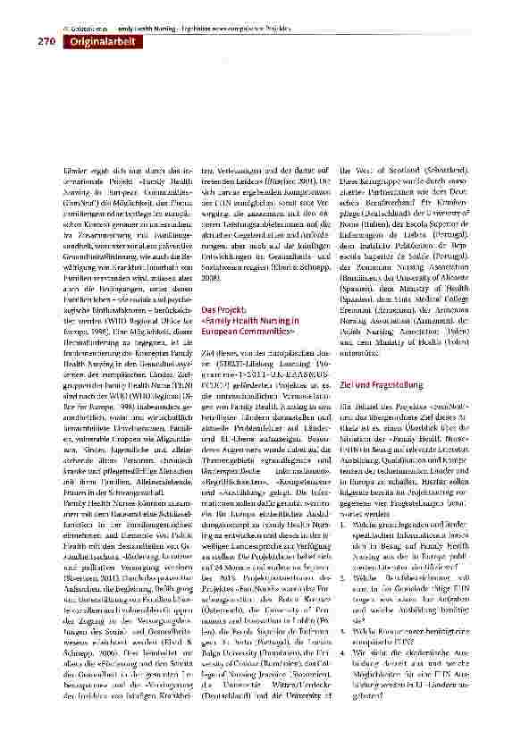 Vorschauseite 2: Family Health Nursing - eine Herausforderung für Ausund Weiterbildung? Ergebnisse eines europäischen Projektes