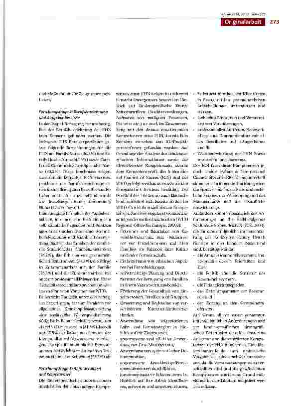 Vorschauseite 5: Family Health Nursing - eine Herausforderung für Ausund Weiterbildung? Ergebnisse eines europäischen Projektes