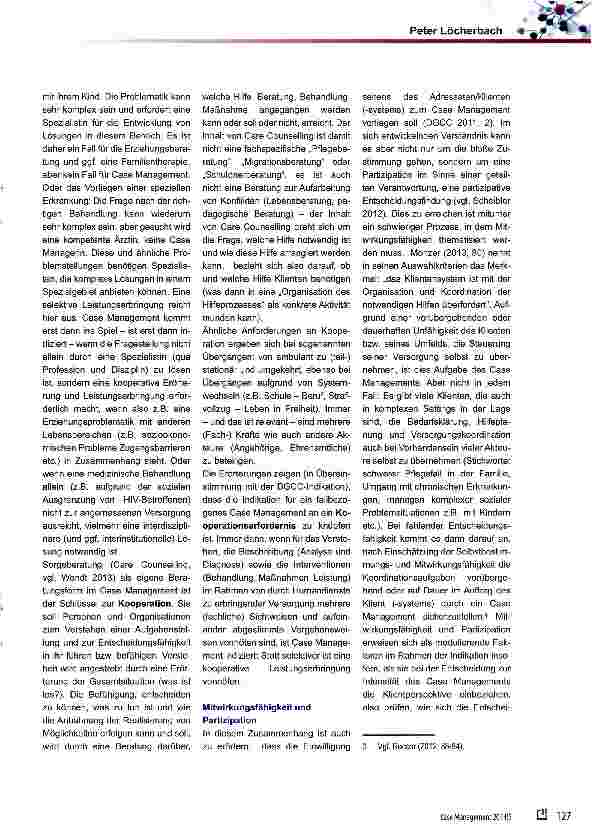 Vorschauseite 4: Indikation für Case Management