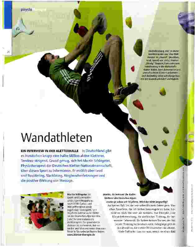Vorschauseite 1: Wandathleten