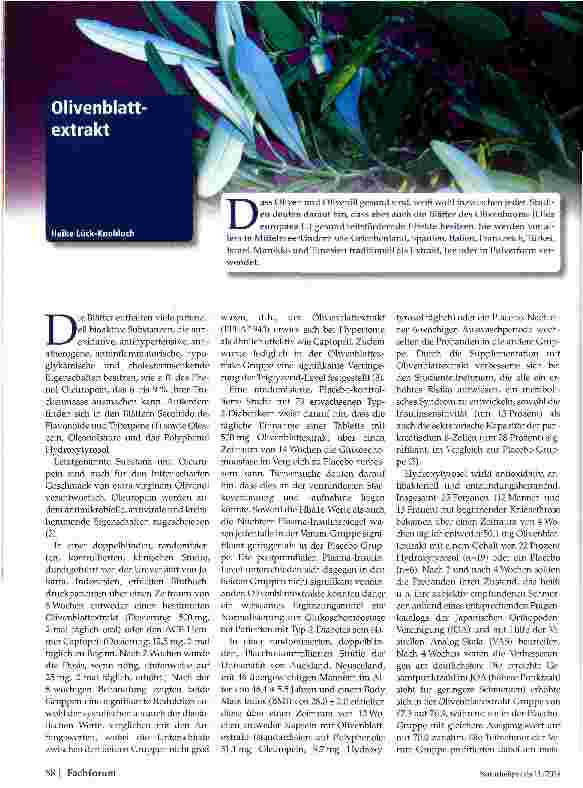 Vorschauseite 1: olivenblattextrakt