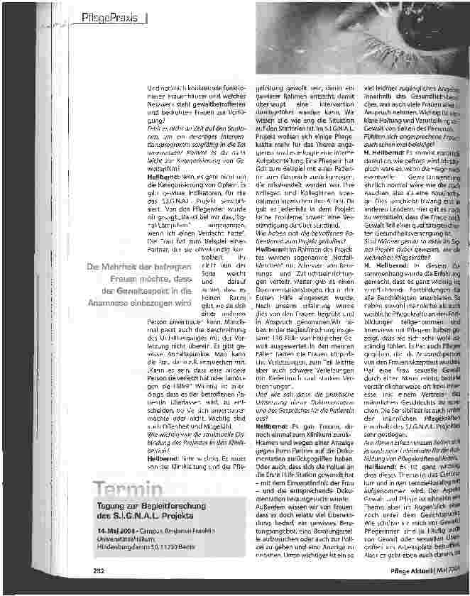 Vorschauseite 3: Wenn die S.I.G.N.A.L. - Lämpchen leuchten