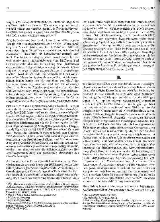 Vorschauseite 2: Die Zusammenarbeit der Ärzte mit der Pharmaindustrie