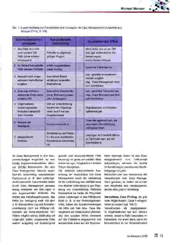 Vorschauseite 2: Was die Verwaltung mit Case Management so macht. ..