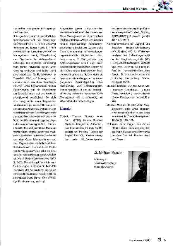 Vorschauseite 4: Was die Verwaltung mit Case Management so macht. ..