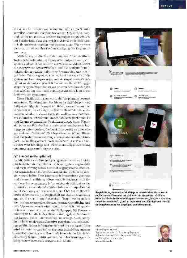 Vorschauseite 2: Mit Curaport am Puls der Zeit