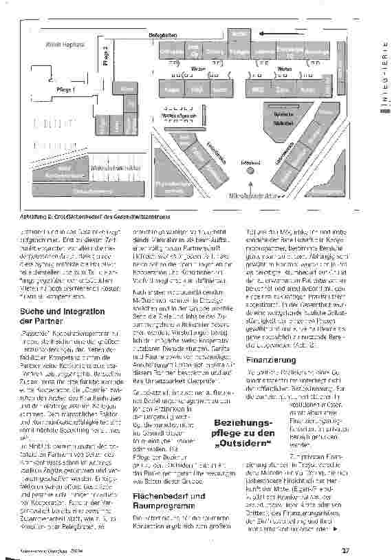 Vorschauseite 4: Die Chemie muss stimmen Vom Krankenhaus zum Gesundheitszentrum - ein Weg zur Integrierten Versorgung