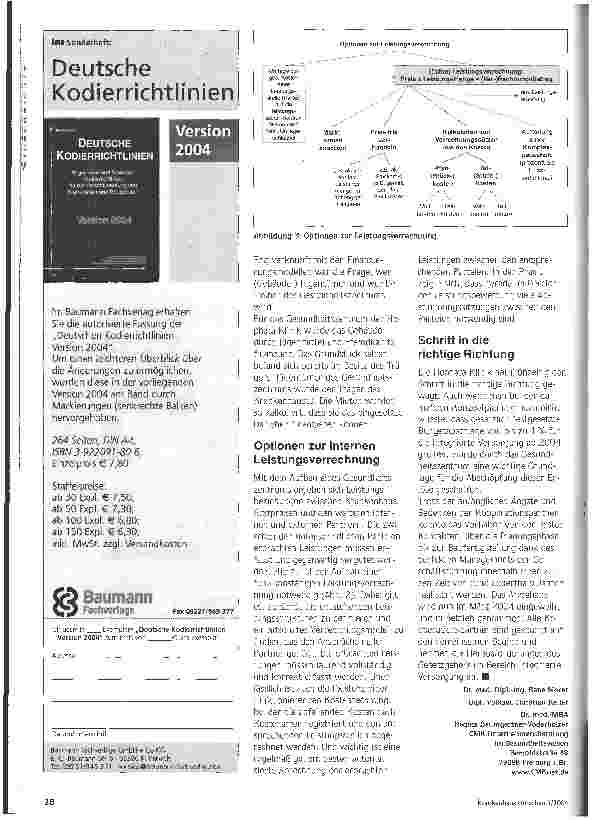 Vorschauseite 5: Die Chemie muss stimmen Vom Krankenhaus zum Gesundheitszentrum - ein Weg zur Integrierten Versorgung