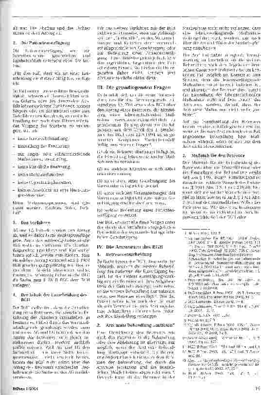 Vorschauseite 2: Die Entscheidung des BGH zur SterbehilfeKonsequenzen und Bedeutung für die Praxis
