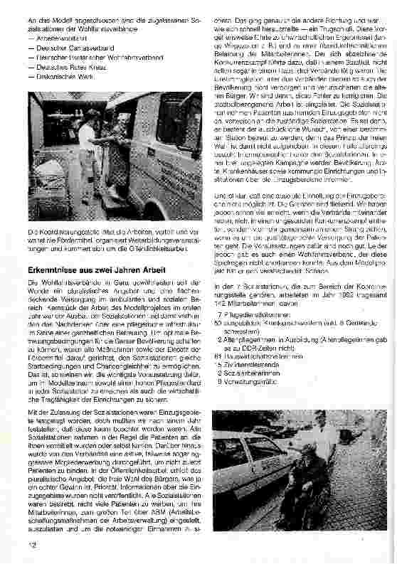 Vorschauseite 2: Ansichten - Einsichten - Aussichten Versorgung Pflegebedürftiger in Gera/Thüringen