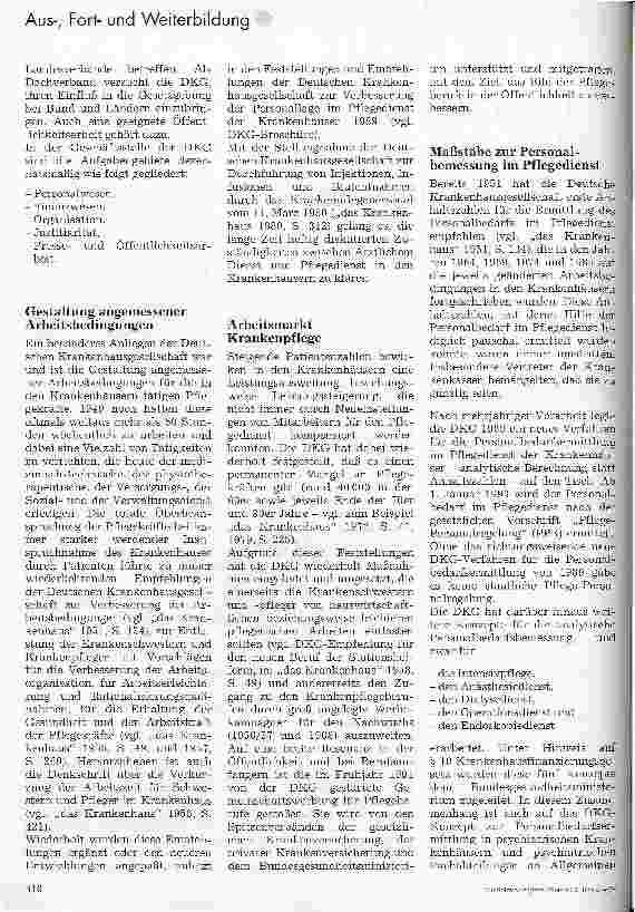 Vorschauseite 2: Die DKG und der Pflegedienst in den Krankenhäusern Aufgaben der DKG und Entwicklung in den Krankenpflegeberufen