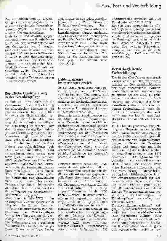 Vorschauseite 3: Die DKG und der Pflegedienst in den Krankenhäusern Aufgaben der DKG und Entwicklung in den Krankenpflegeberufen