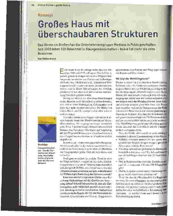 Vorschauseite 1: Großes Haus mit überschaubaren Strukturen