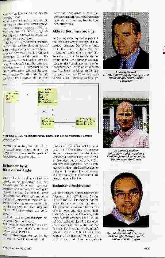 Vorschauseite 2: Herausforderung DatenschutzExterne Befundkommunikation über eine Web-Applikatio