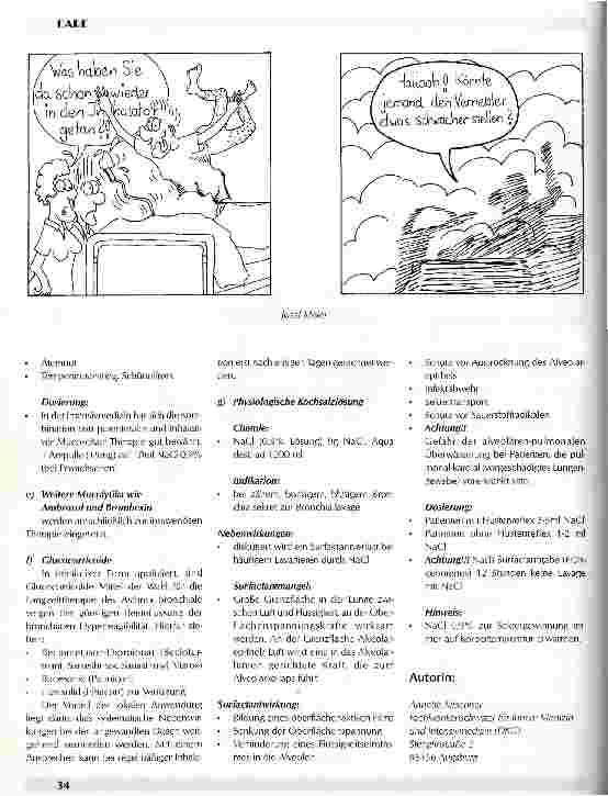 Vorschauseite 3: Einsatz von Medikamenten zur Bronchialtoilette