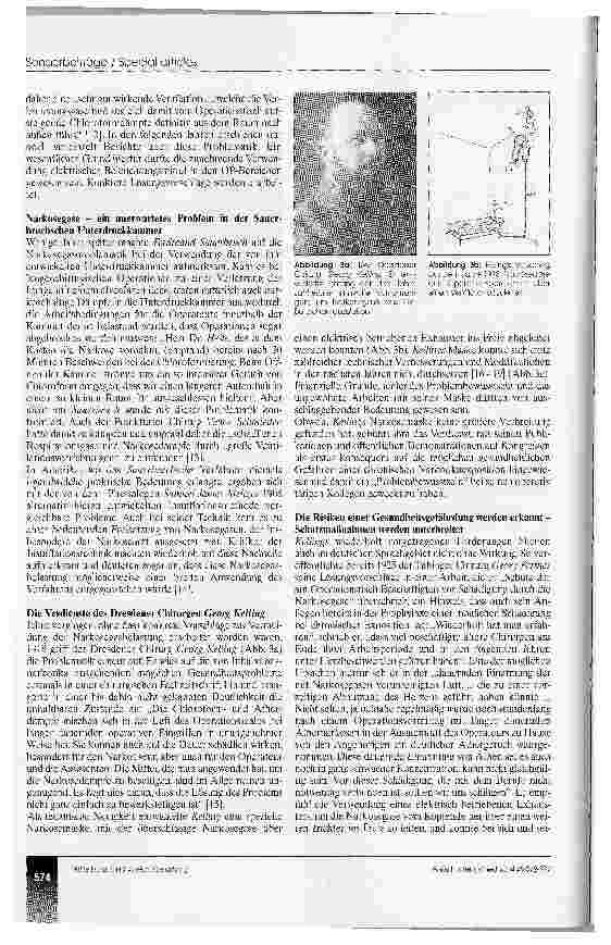 Vorschauseite 3: Narkosegasbelastung am Arbeitsplatz - ein uraltes Problem der Inhalationsnarkose