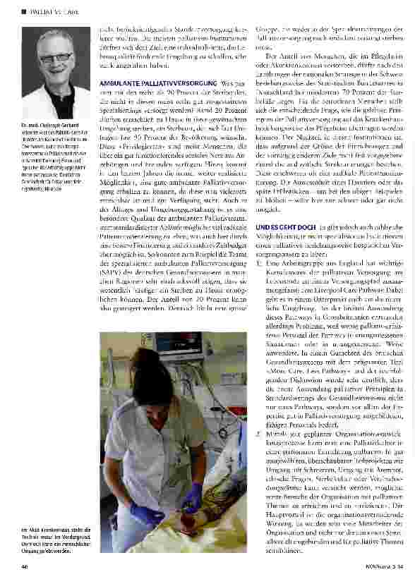 Vorschauseite 3: Umgebung für Menschen in palliativer Versorgung