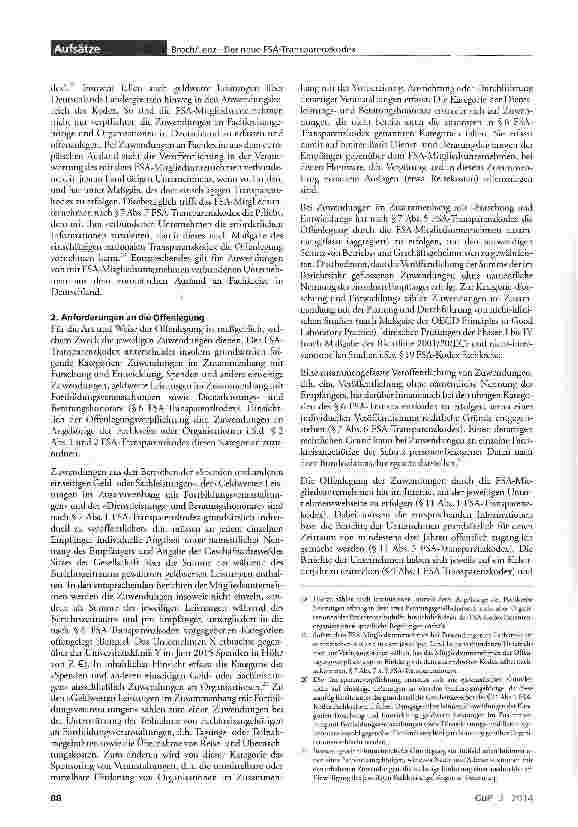 Vorschauseite 4: Zusammenarbeit von Pharma-Unternehmen und Fachkreisen Der neue FSA-Transparenzkodex
