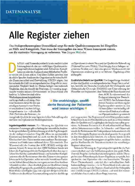 Vorschauseite 1: Alle Register ziehen