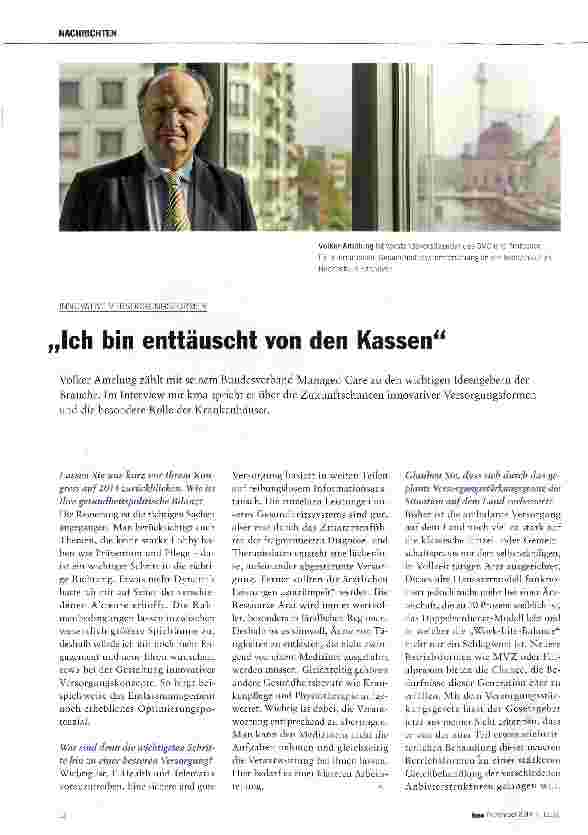 Vorschauseite 1: Ich bin enttäuscht von den Kassen