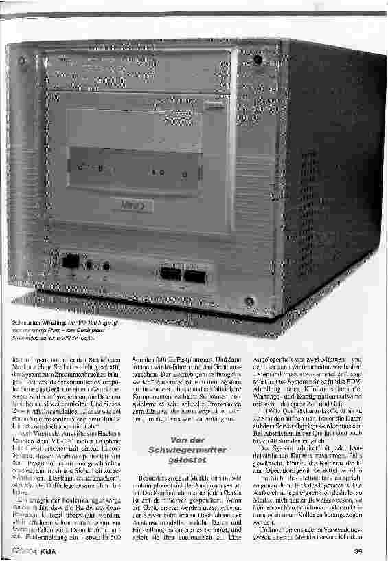 Vorschauseite 2: Alles im Kasten Digitale Videoüberwachung