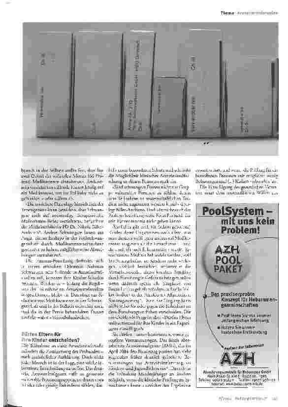 Vorschauseite 2: Sollen Schwangere an Arzneimittelstudien teilnehmen?
