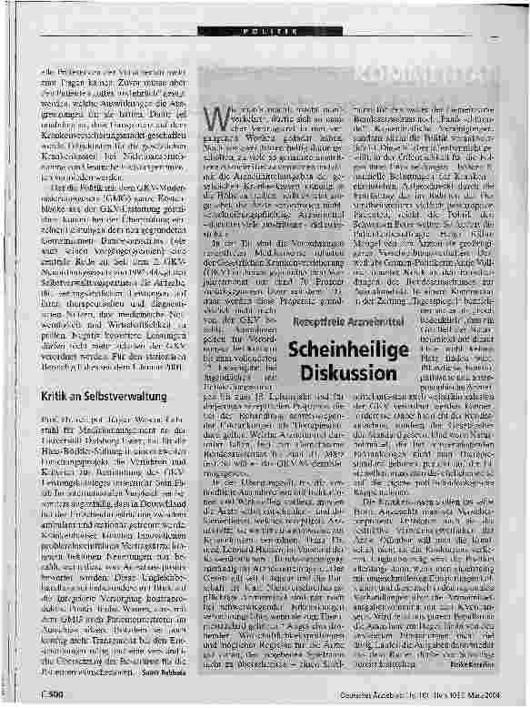 Vorschauseite 2: Steichlisten statt Staatsgarantien