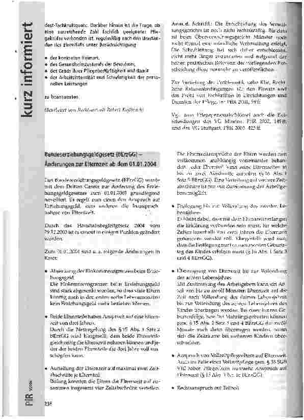 Vorschauseite 6: Zum überwiegenden Einsatz von Pflegefachkräften gemäß § 5 Abs. 1 HeimPersV
