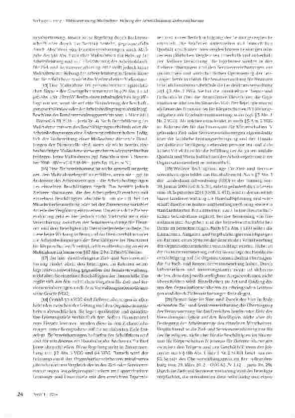 Vorschauseite 2: Mitbestimmung; Maßnahme; Hebung der Arbeitsleistung; Zielvereinbarung