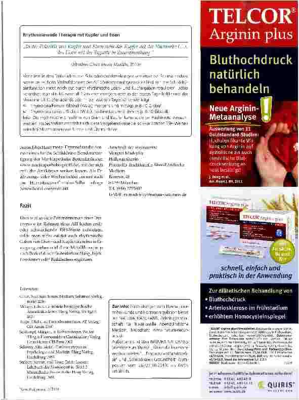Vorschauseite 5: Schilddrüsenregulation mit Kupfer und Eisen