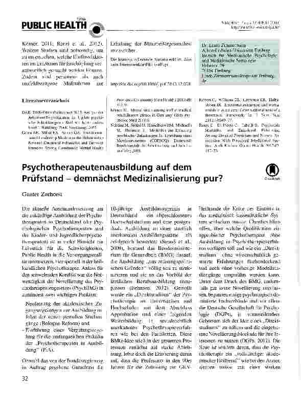 Vorschauseite 3: Emotionale Erschöpfung und Wohlbefinden bei Gesundheitsfachberufen