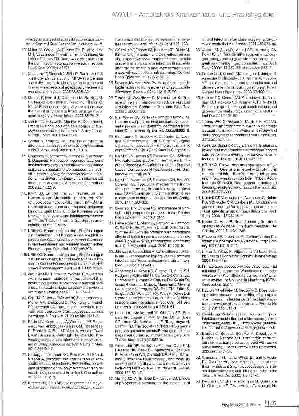 Vorschauseite 4: Strategien zur Prävention von postoperativen Wundinfektionen