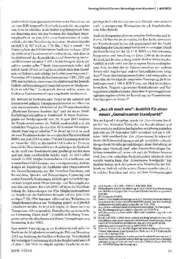 Vorschauseite 5: Neuauflage eines Klassikers? : Warum das Gesundheitswesen einen neuen „Gemeinsamen Standpunkt für die Zusammenarbeit zwischen Industrie und Fachkreisen benötigt!