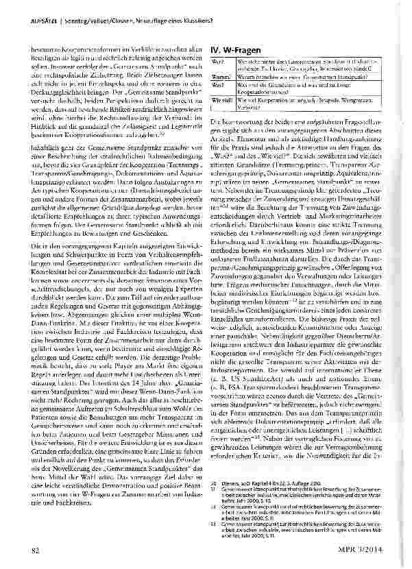 Vorschauseite 6: Neuauflage eines Klassikers? : Warum das Gesundheitswesen einen neuen „Gemeinsamen Standpunkt für die Zusammenarbeit zwischen Industrie und Fachkreisen benötigt!