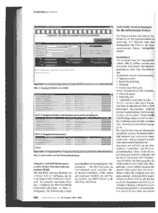 Vorschauseite 2: Elektronische Stationsanforderung via Interoder Intranet
