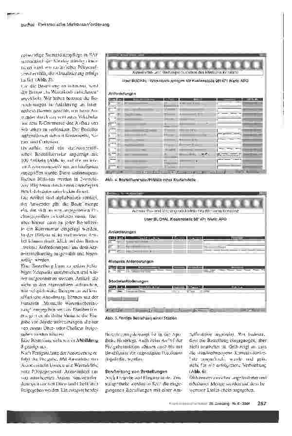 Vorschauseite 3: Elektronische Stationsanforderung via Interoder Intranet