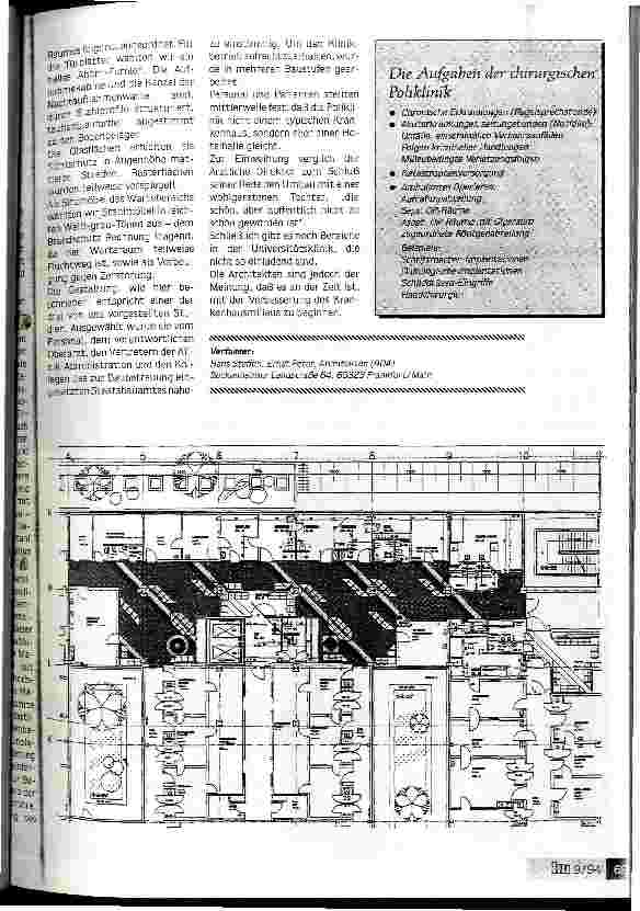 Vorschauseite 3: Edles Material dämmt Neigung zum Vandalismus ein Chirurgische Poliklinik - schwieriger Fall für Architekten