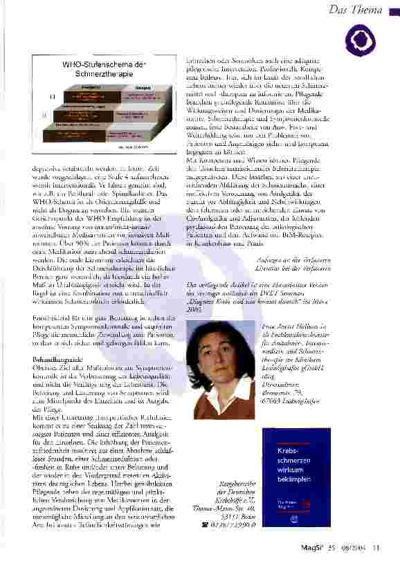 Vorschauseite 3: Tumorschmerztherapie