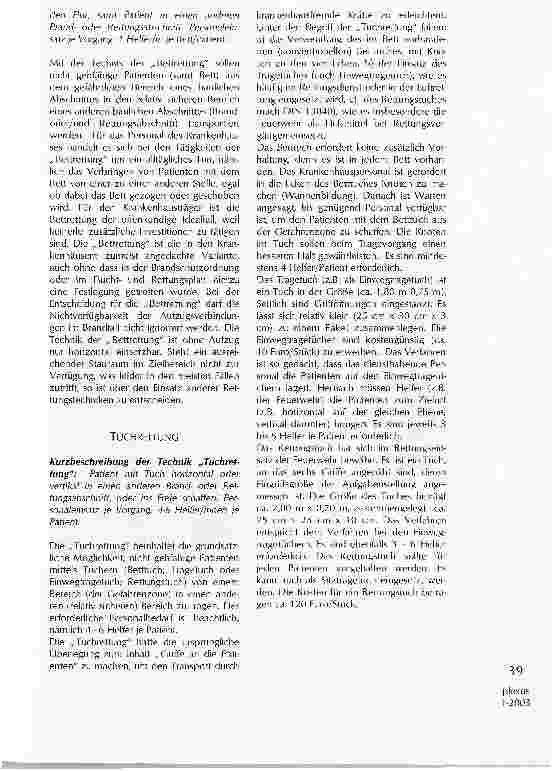 Vorschauseite 2: GRIFFE AM PATIENTEN: OPTIONEN FÜR DEN AUFZUGUNABHÄNGIGEN PATIENTENTRANSPORT
