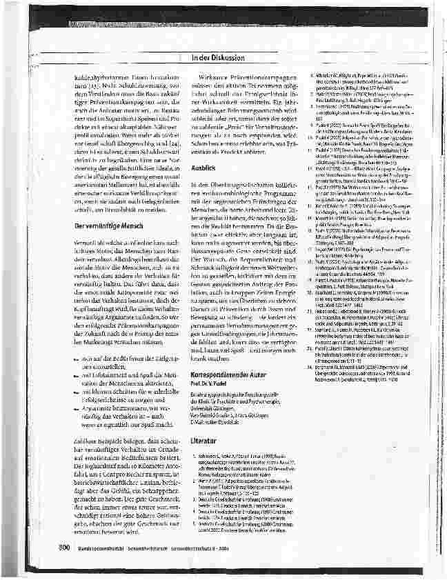 Vorschauseite 6: 50 Jahre ErnährungsaufklärungAnmerkungen und Zukunftsperspektiven