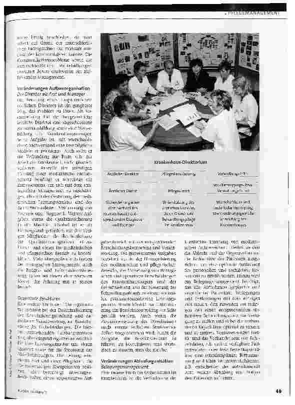 Vorschauseite 2: Patient Krankenhaus Betriebliche Organisationsformen in der Praxis