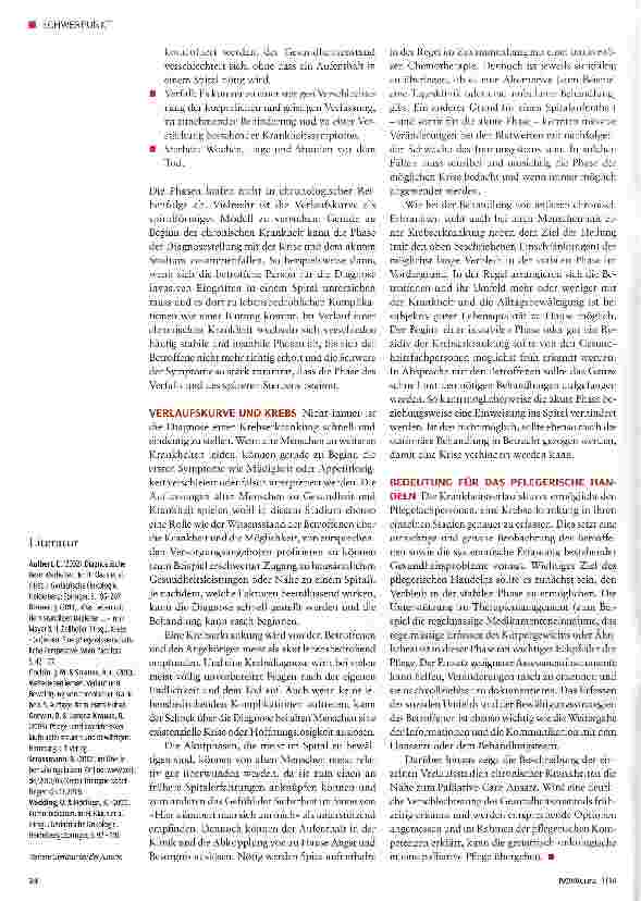 Vorschauseite 3: «Mir ging es lange gut, aber jetzt. .. »