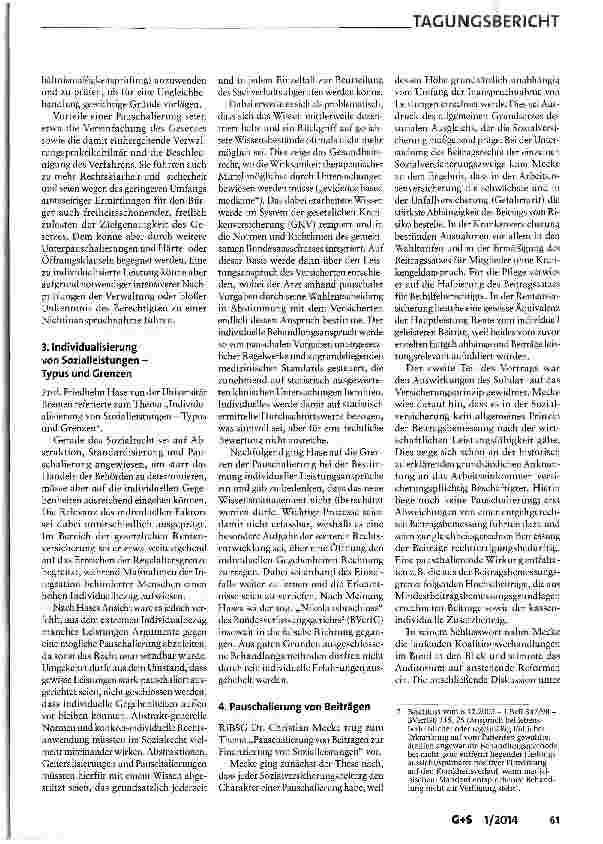 Vorschauseite 2: Sozialstaat zwischen Individualisierung und Pauschalierung