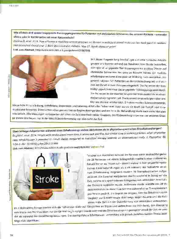 Vorschauseite 3: Evidenz-Update für die Physiotherapie